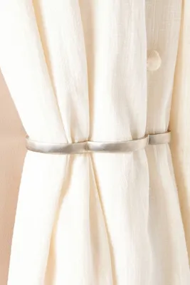 Constance Curtain Tieback - Grey, Cast Iron by Anthropologie, image 2