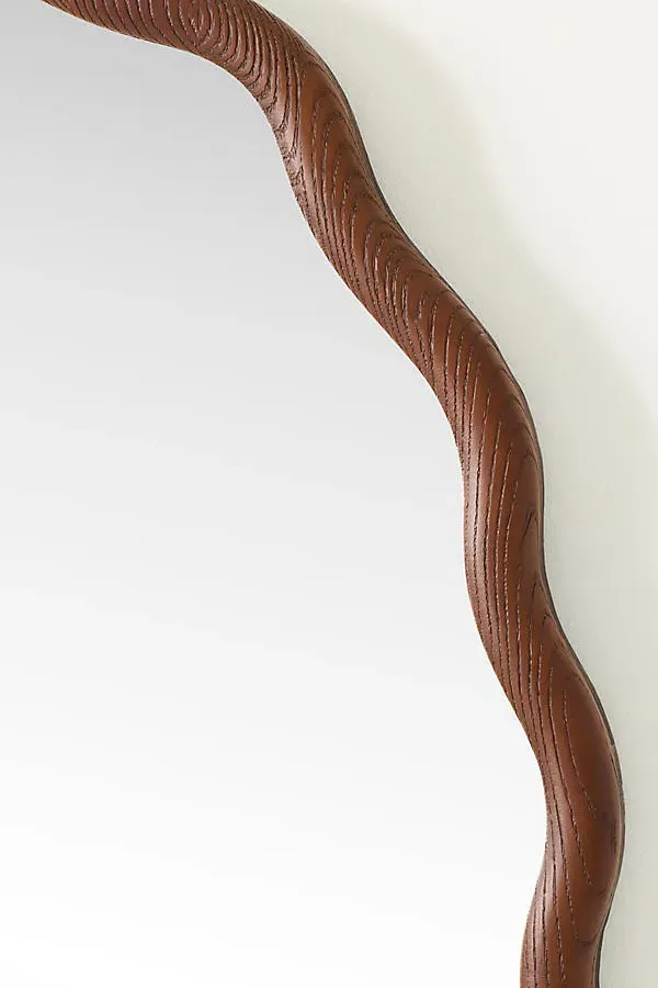 Coquille Scalloped Oval Wall Mirror product