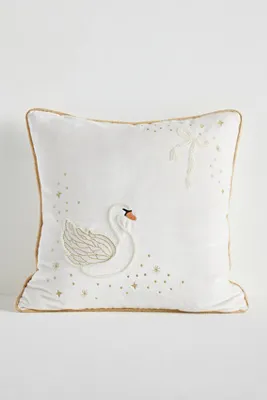 Coretta Mini Beaded Cushion - White, Velvet product
