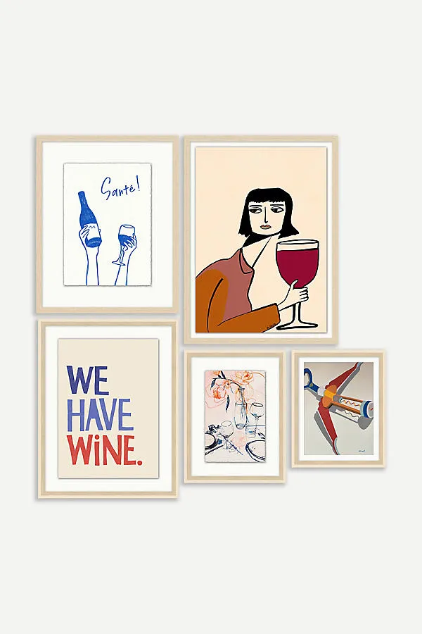 Cork It Up Gallery Wall Art Set of 5 product
