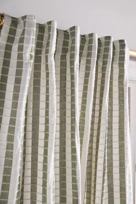 Costanza Woven Stripe Curtain - Cotton product