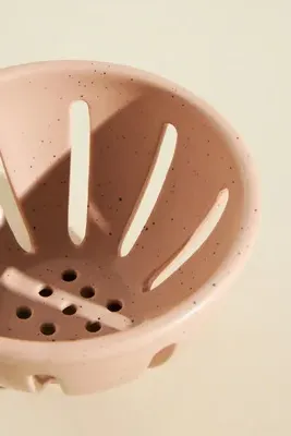 Cottage Stoneware Berry Basket - Pink product