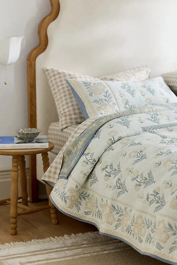 Cotton Floral Jacquard Woven Coverlet product