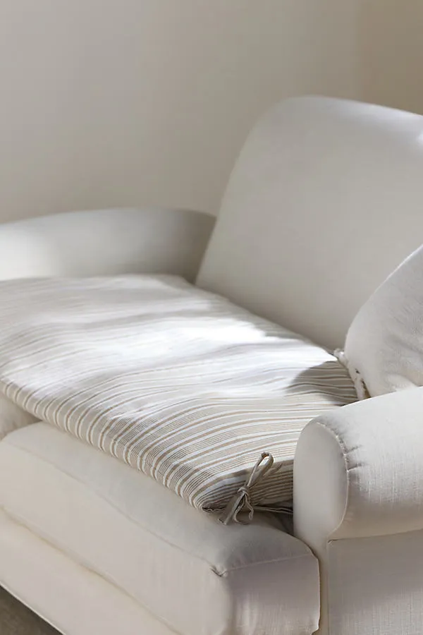 Cotton Printed Sofa Topper - Beige, Cotton product