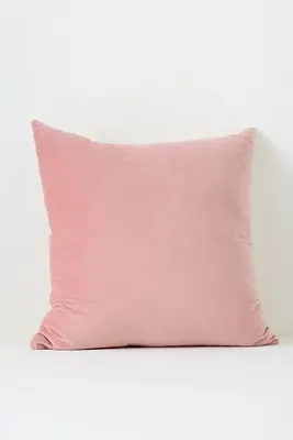 Cotton Velvet Frame Pillow - Pink, Cotton/Linen product