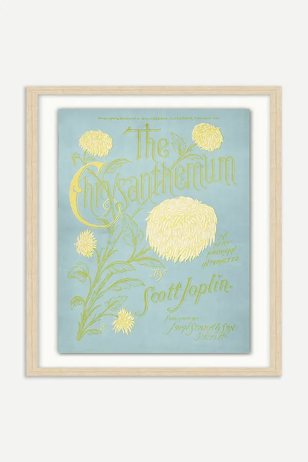 Coverlet Wall Art - Blue, Matte Paper product