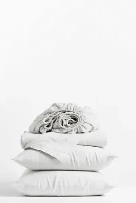 Coyuchi Organic Relaxed Linen Sheet Set - White product