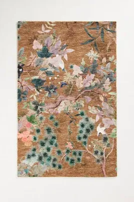 Cozette Botanical Tufted Rug - Gold, Nylon product