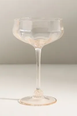 Cybelle Coupe Glasses Set of 4 - Beige by Anthropologie, alternate view