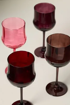 Cybelle Set of 4 Wine Glasses by Anthropologie, alternate view