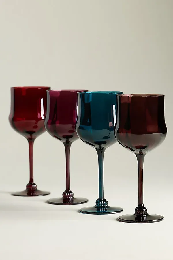 Cybelle Set of 4 Wine Glasses by Anthropologie