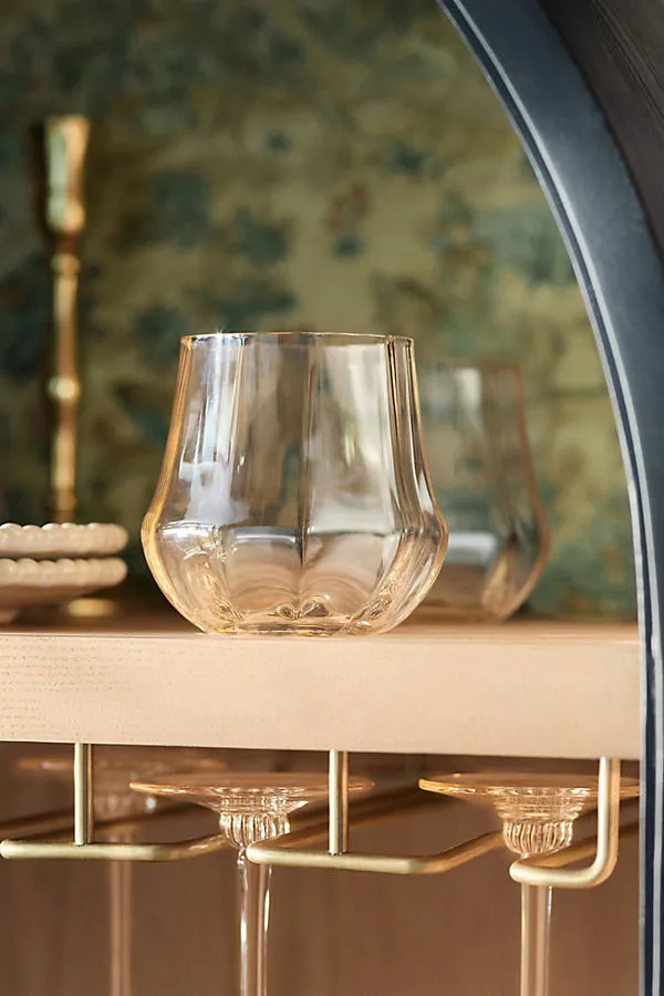 Cybelle Stemless Wine Glasses Set of 4 - Beige by Anthropologie