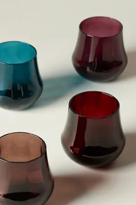Cybelle Stemless Wine Glasses Set of 4 by Anthropologie, image 2