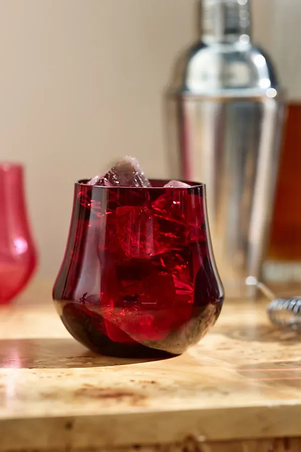 Cybelle Stemless Wine Glasses Set of 4 by Anthropologie