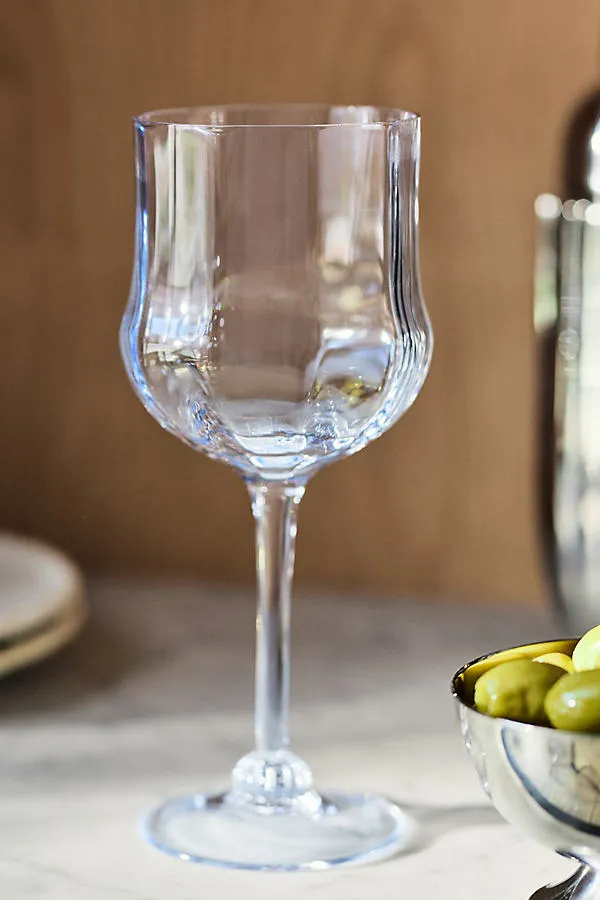 Cybelle Wine Glasses Set of 4 - Blue by Anthropologie