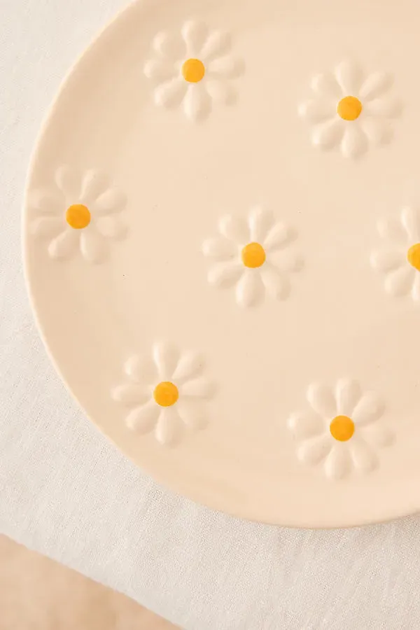 Daisy Side Plate - White, Dolomite product
