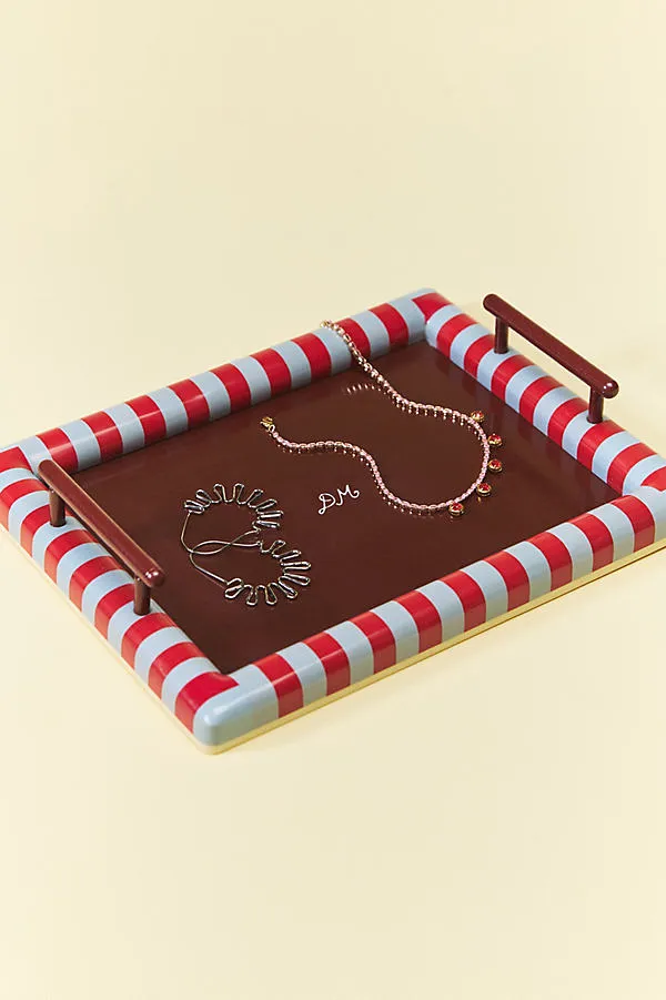 Damson Madder Striped Tray product
