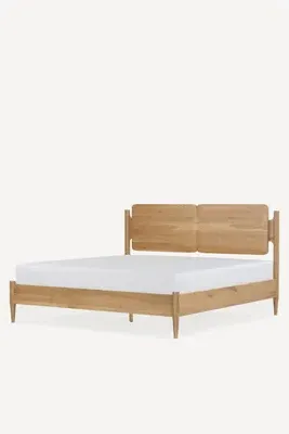 Daniel Oak Queen Size Bed Frame - Beige, Oak product