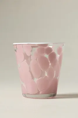 Dapple Dot Hand-Blown Juice Glass - Pink by Anthropologie, image 2