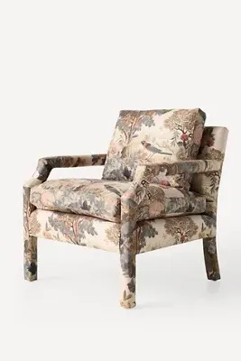 Delaney Accent Chair - Beige, Polyester product