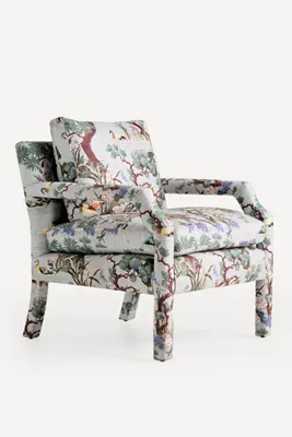 Delaney Accent Chair - Ivory, Polyester alternate view