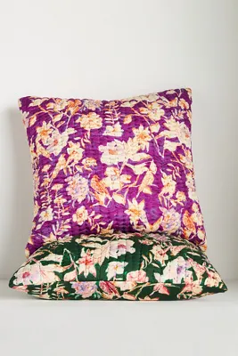 Delilah Floral Cushion - Green, Polyester product