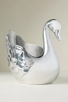 Delphine Swan Ice Bucket - Silver product