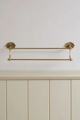 Demeter Double Towel Bar - Gold, Brass product