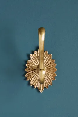 Demeter Feather Bath Hook - Gold, Brass product