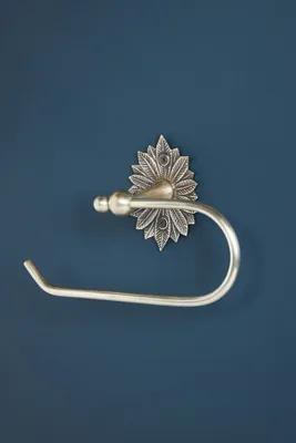 Demeter Feather Toilet Paper Holder - Silver product