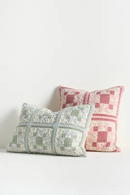 Demitria Woven Cushion - Blue, Cotton alternate view