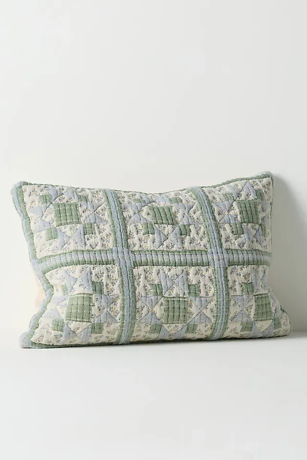 Demitria Woven Cushion - Blue, Cotton product
