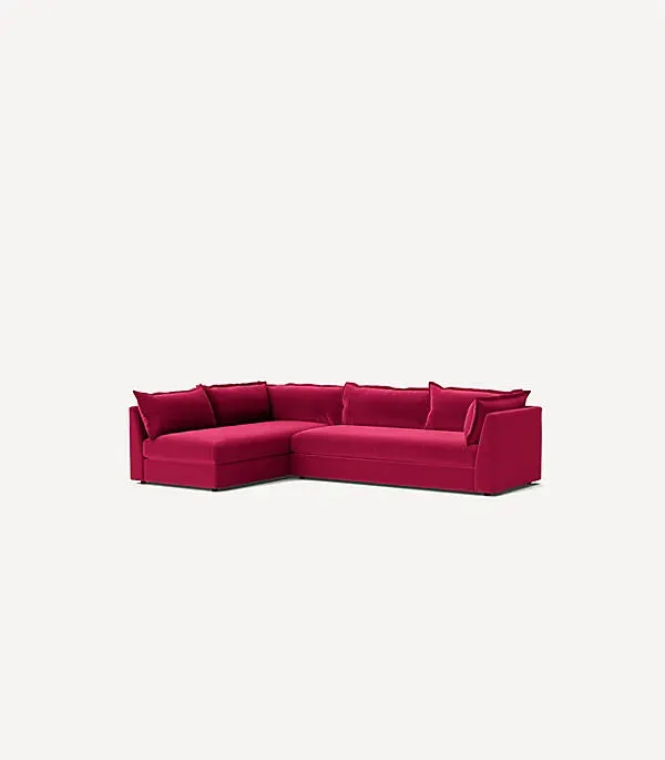Denver L-Shaped Two-Piece Sectional Sofa - Beige product