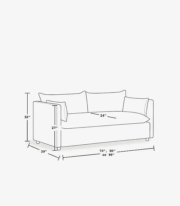Denver Sofa - Pink by Anthropologie, image 2