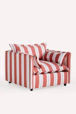 Denver Sunbrella Stripe Outdoor Chair product