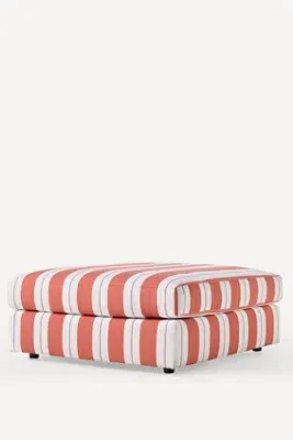 Denver Sunbrella Stripe Outdoor Ottoman product
