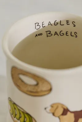 Dog Stoneware Mug by Anthropologie, alternate view