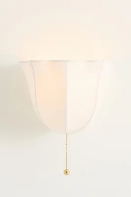 Dolce Fabric Wall Light - White product