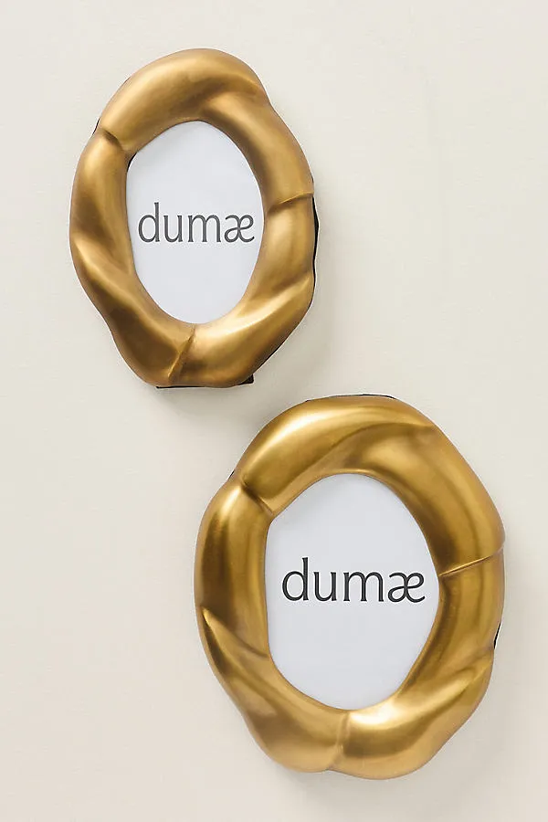 Dumae Julie Oval Tabletop Frame - Gold, Brass by Anthropologie