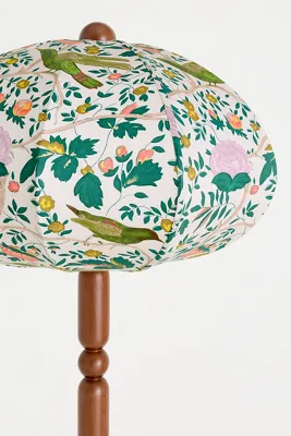 Dumpling Wood Floor Lamp - Green, Cotton product
