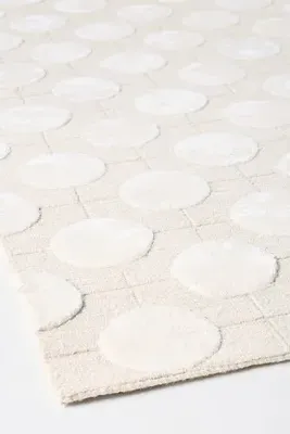 Eclipse 2x3 Tufted Geometric Rug - Ivory, Wool-Viscose product