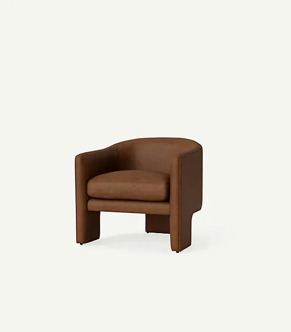 Effie Tripod Lounge Chair - Leather product