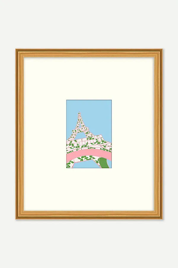 Eiffel Tower Wall Art - Pink product
