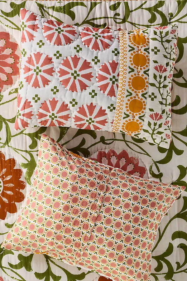 Ellen Merchant Cottage Quilted Pillowcases Set of 2 product