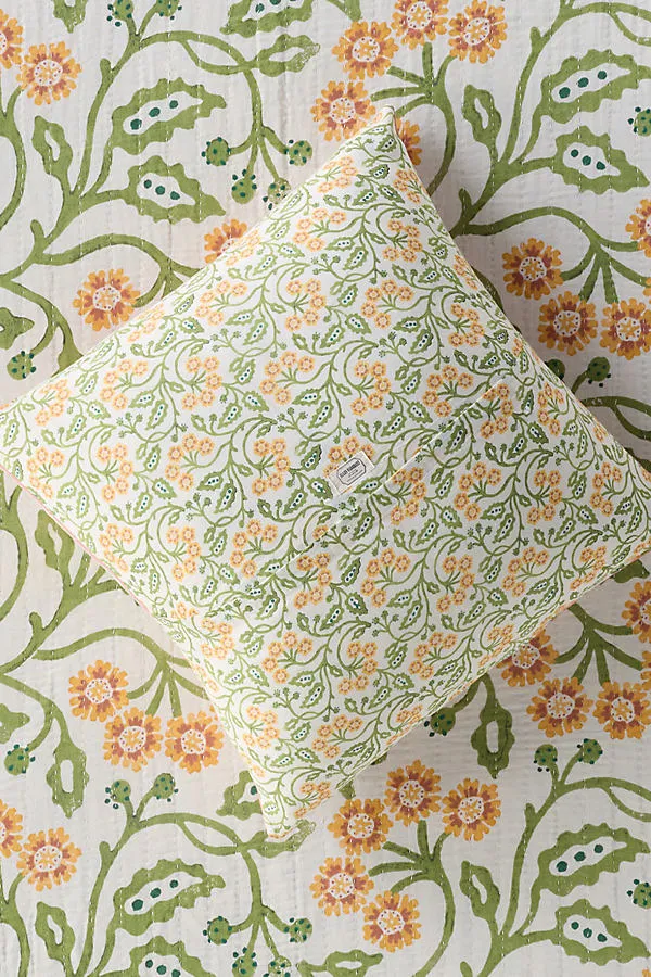 Ellen Merchant Floral Printed Euro Sham - Cotton product