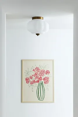 Eloise Glass Ceiling Light - White product