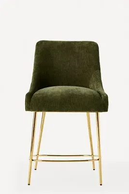 Elowen Counter Stool - Green, Polyester product