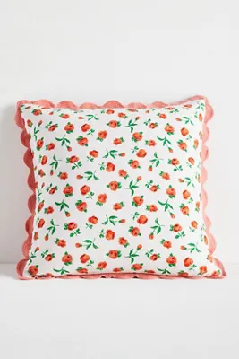 Embroidered Text Cushion - Cotton product