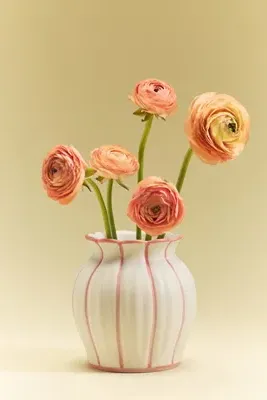 Emma Small Clay Vase - Pink, Clay, Glaze product