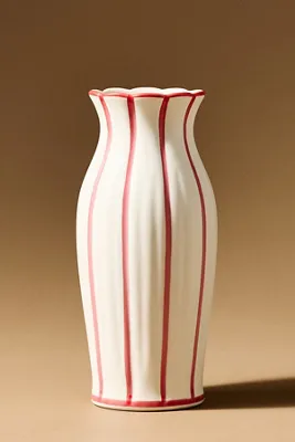 Emma Small Clay Vase - Red, Clay by Anthropologie, image 2